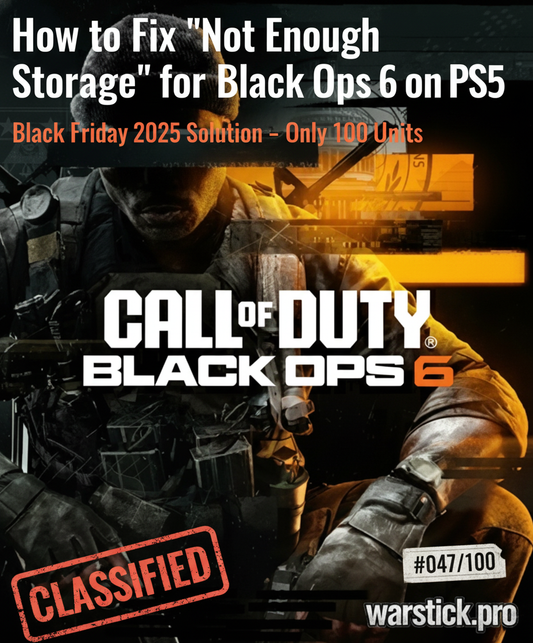 Call of Duty: Black Ops 6 Storage Nightmare? WARSTICK CLASSIFIED Has You Covered