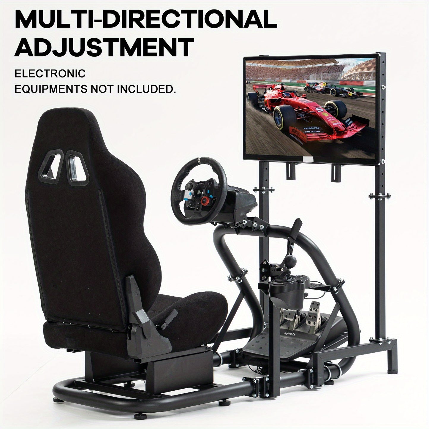 G920 Racing Simulator with Monitor Mount