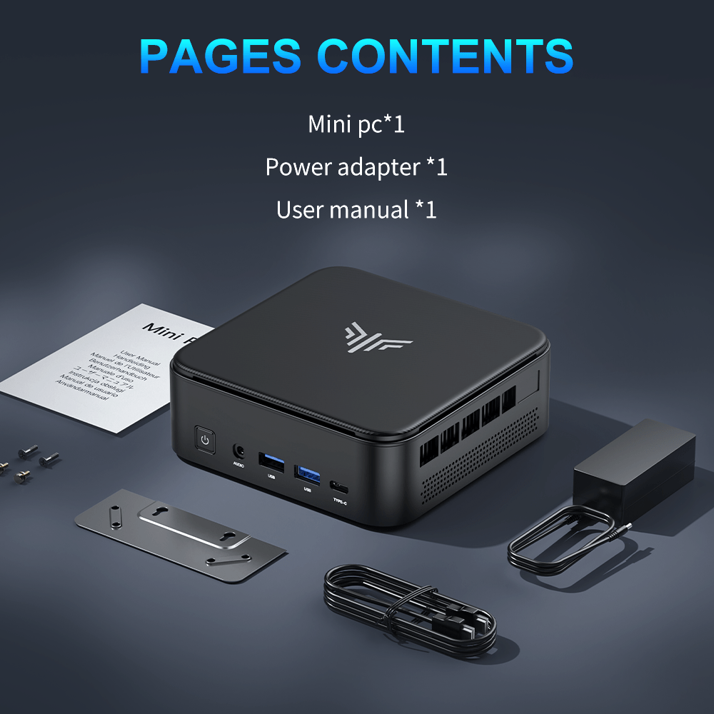 ACEMAGIC Mini PC AMD Ryzen 7 - 16GB RAM, 512GB SSD, Triple 4K Display Gaming Desktop