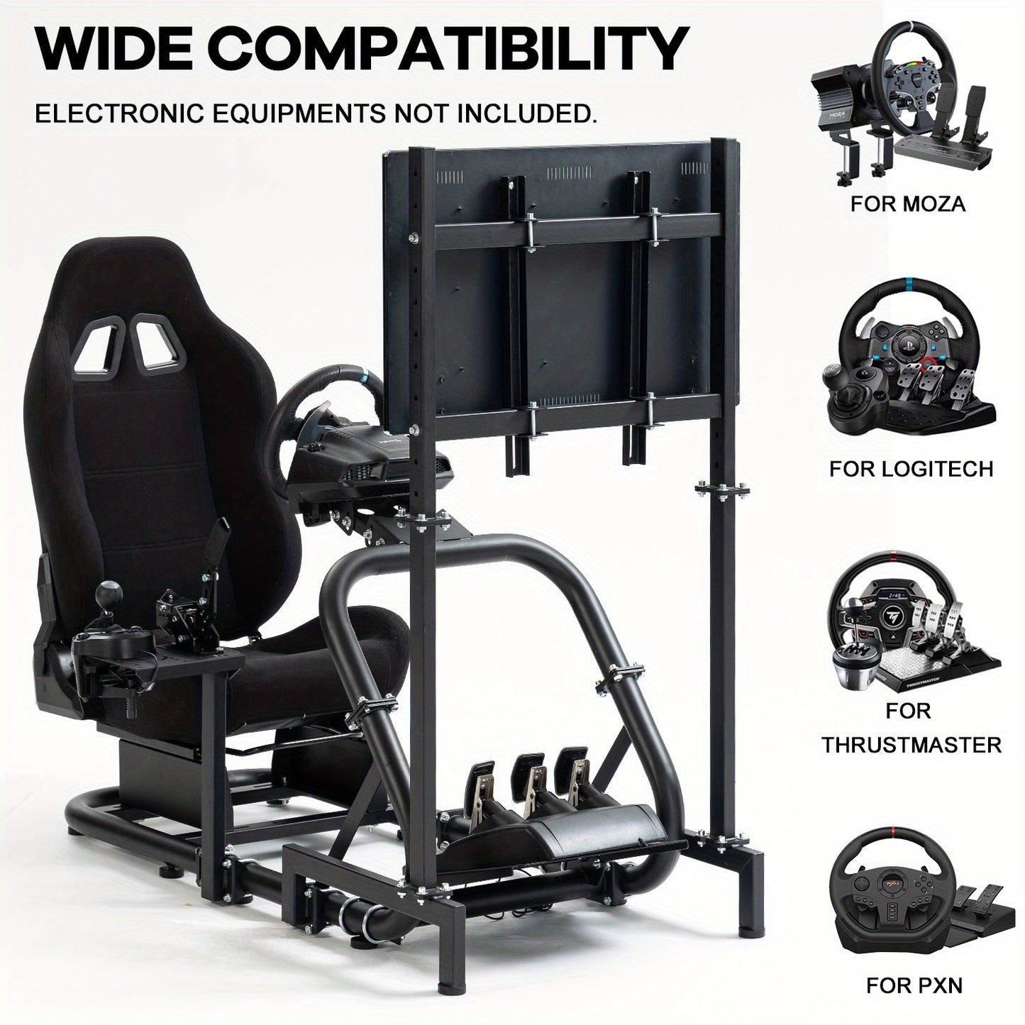 G920 Racing Simulator with Monitor Mount
