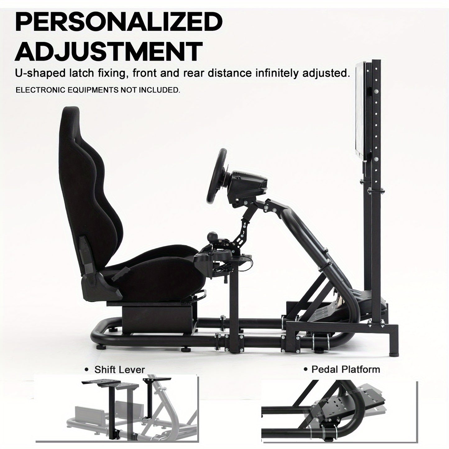 G920 Racing Simulator with Monitor Mount