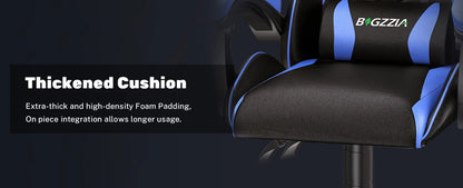 Ergonomic  Gaming Chair with Footrest Gamer Chairs Ergonomic with Lumbar Cushion Gaming Chair Height Adjustable Computer Chair