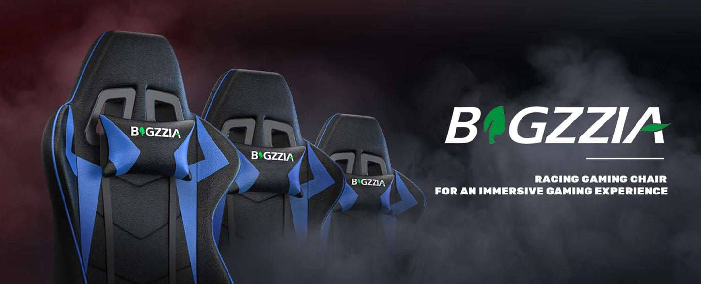 Ergonomic  Gaming Chair with Footrest Gamer Chairs Ergonomic with Lumbar Cushion Gaming Chair Height Adjustable Computer Chair