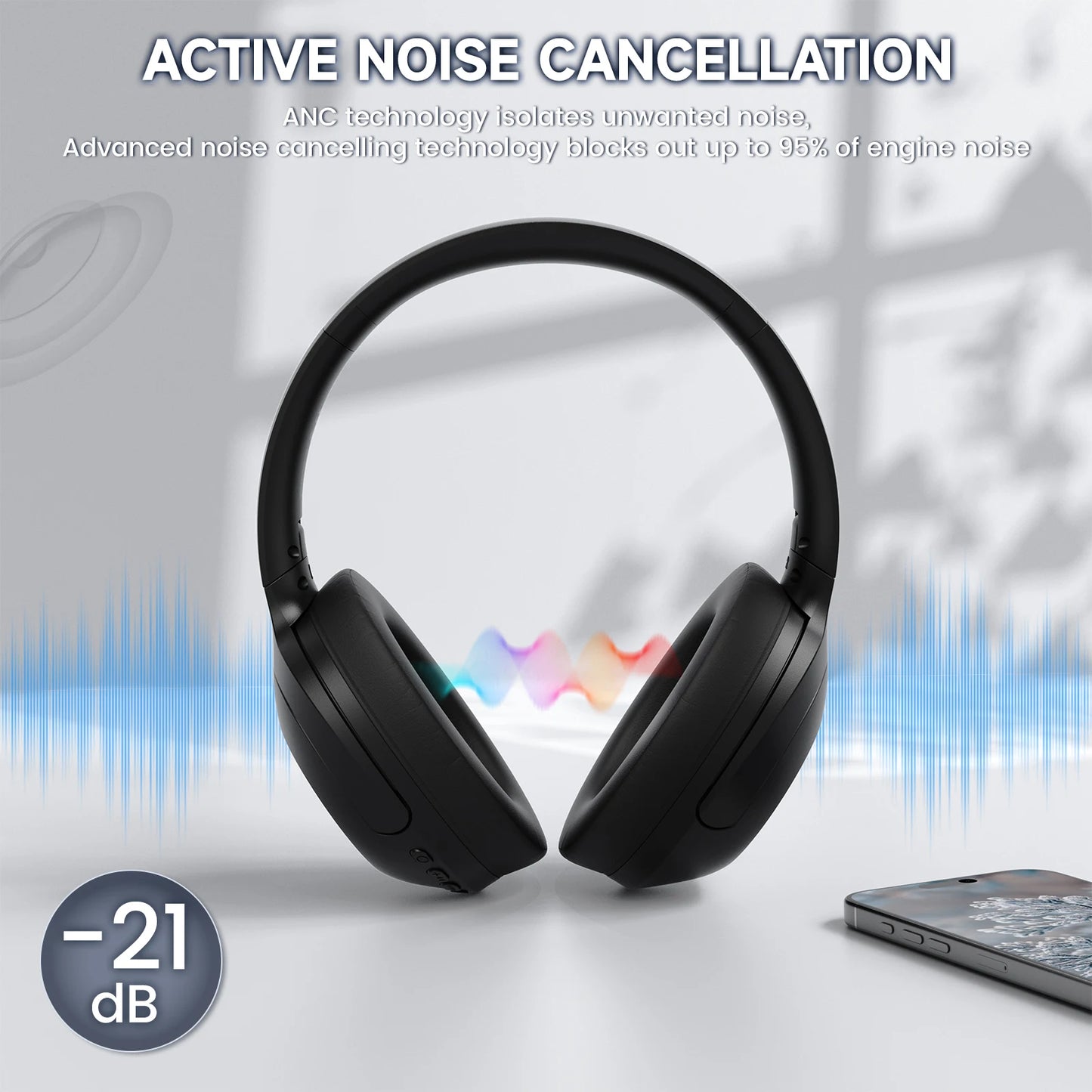 ATTACK SHARK G300 Wireless Active Noise Cancelling Headset