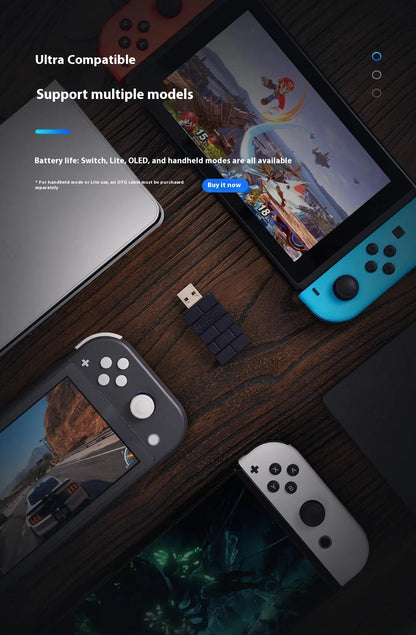 BATTLEDRIVE™ | Wireless Adapter - Use PS5/PS4/Xbox Controllers on Nintendo Switch
